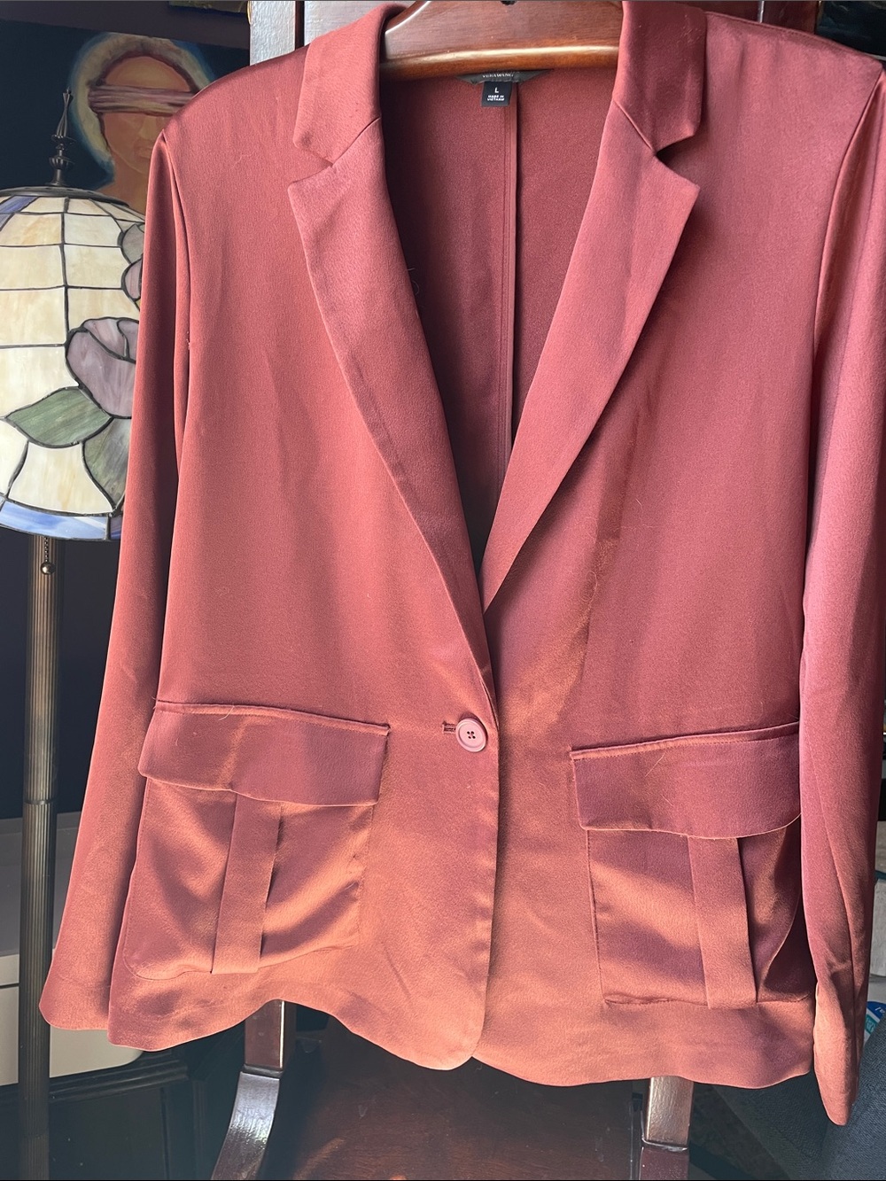 SIMPLY VERA BLAZER RUST
